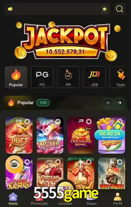 Promoções Especiais no 5555game App